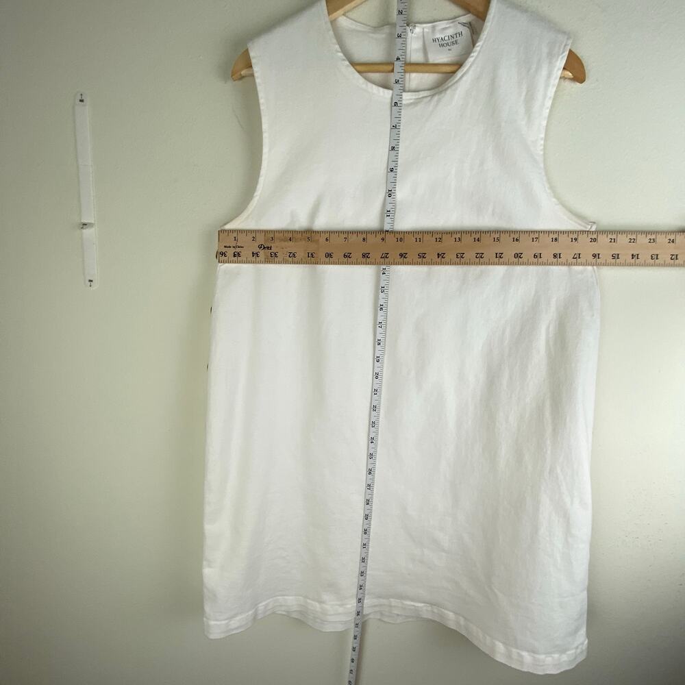 Tuckernuck Hyacinth House Bitsy White Twill Button Mini Dress XL - Picture 16 of 16